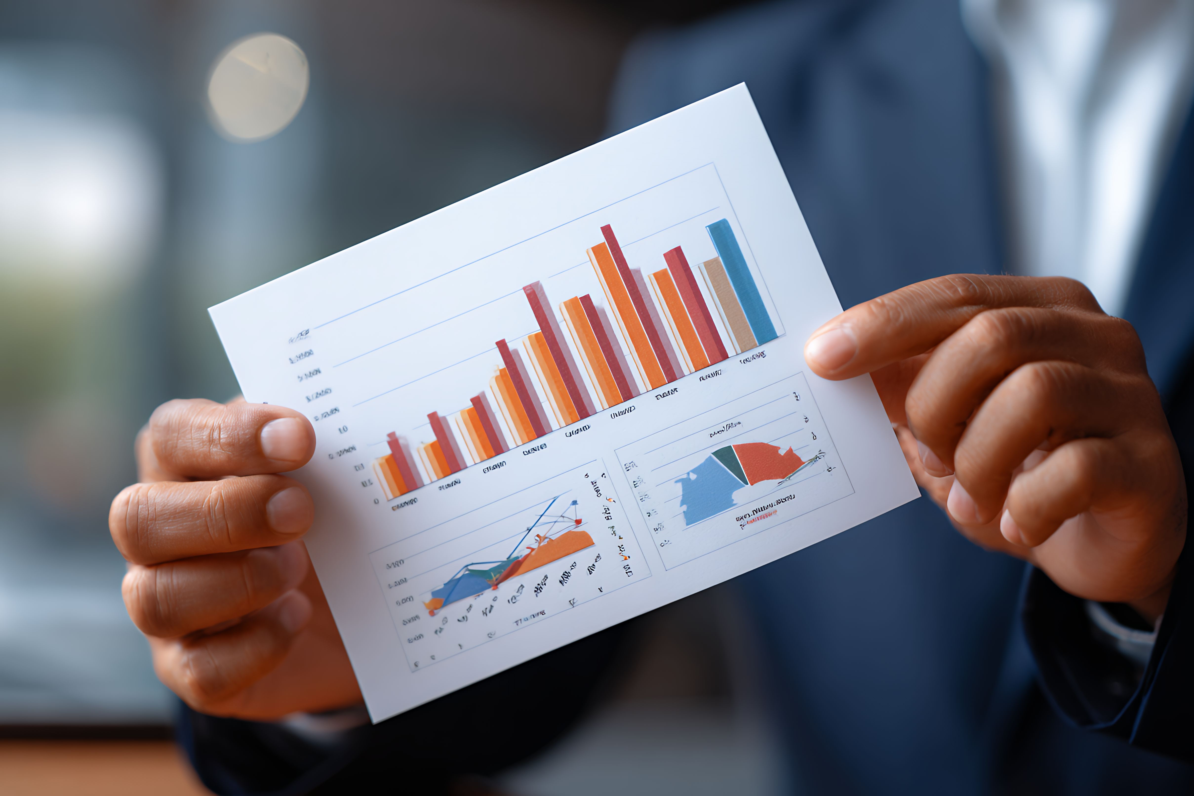 Gráfico de evolução de engajamento mostrando crescimento com planos de ação
