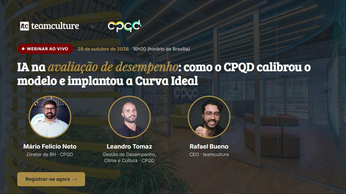 IA na avaliação de desempenho: como o CPQD calibrou o modelo e implantou a Curva Ideal